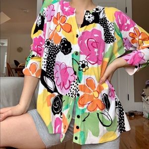 Floral Cyrus sweater